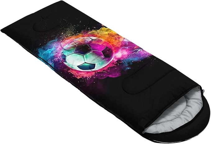 QOOMO Camping Sleeping Bags,3 Season Warm & Cool Weather,Lightweight,Waterproof Sleeping Bags for Adults & Kids,Traveling,and Outdoors,Camping Gear Equipment