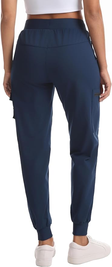 Women's Hiking Pants with Pockets - Travel Lounge Outdoor Quick Drying Lightweight Water Resistant Joggers