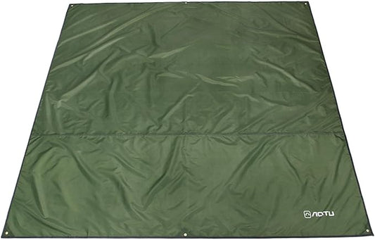 Azarxis Waterproof Camping Tent Tarp Hammock Rain Fly Footprint Ground Cloth Shelter Sunshade Beach Picnic Blanket Mat for Outdoor Camping Park Lawn