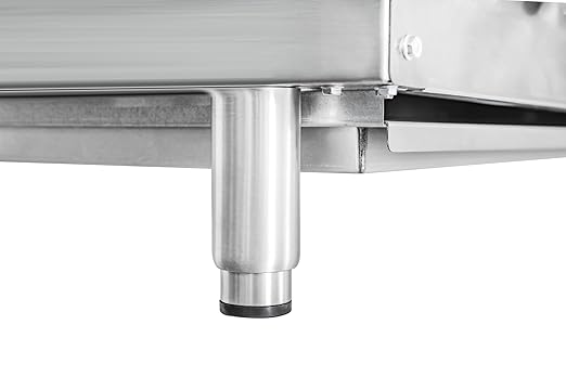 KoolMore KM-CRSU-36 36 in. Commercial Six-Burner Step Up Gas Range, 156000 BTU, ETL Listed in Stainless-Steel