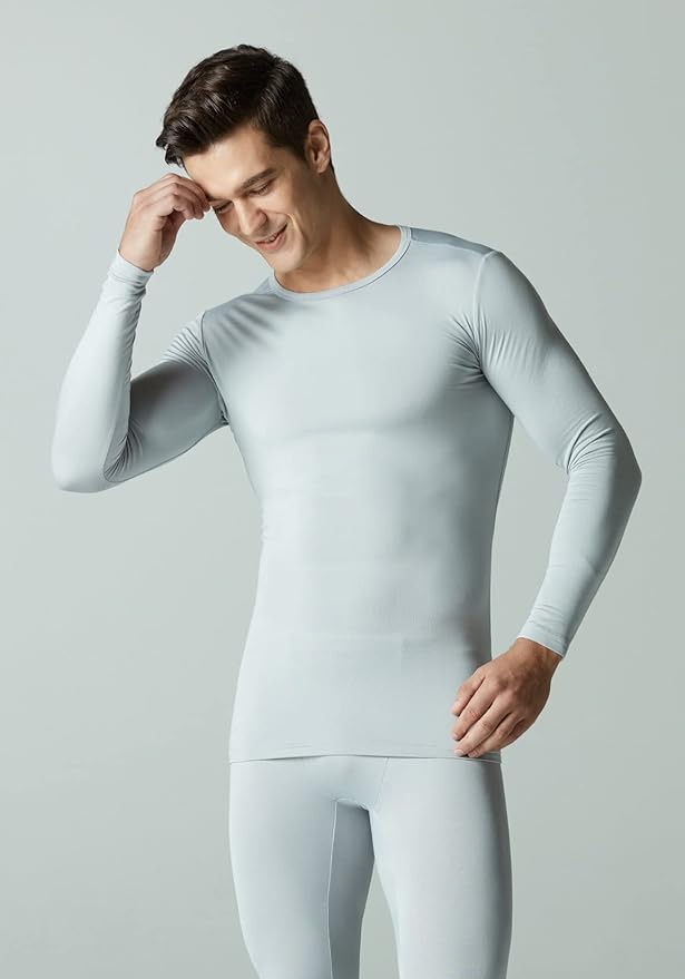 TSLA Men's Thermal Underwear Set, Microfiber Soft Fleece Lined Long Johns, Winter Warm Base Layer Top & Bottom