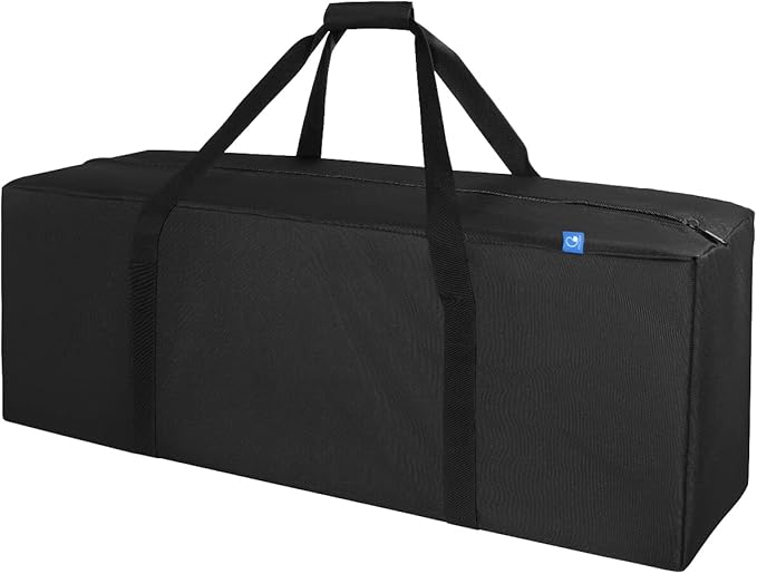 COOLBEBE 36" Sports Duffle Bag - 100L Large Travel Duffel Luggage Bag with Upgrade Zipper, Sturdy & Water Resistant, Black