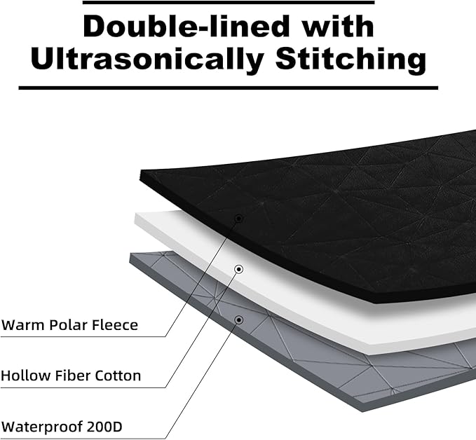 Outdoor Waterproof Blanket, Foldable Fleece Stadium Blanket for Outdoor Sports Event, Camping, Concerts, Car, Pet, Picnics - Windproof, Wearable, Machine Washable 80" x 58"