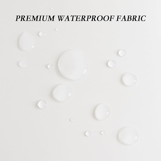 Oubonun 16x16 Outdoor Pillow Inserts (Pack of 2) - Square Waterproof Throw Pillow - Decorative Throw Pillows Insert for Couch Sofa Bed Patio Furniture - White Pillows