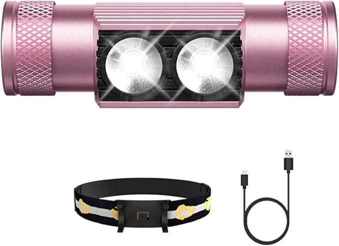 Headlamp, 1200 Lumens Light, USB C Rechargeaable Head Lamp for Adult, Stylish Gift for Female Engineers, Women Who Love The Outdoors,Gifts for Family,Friends