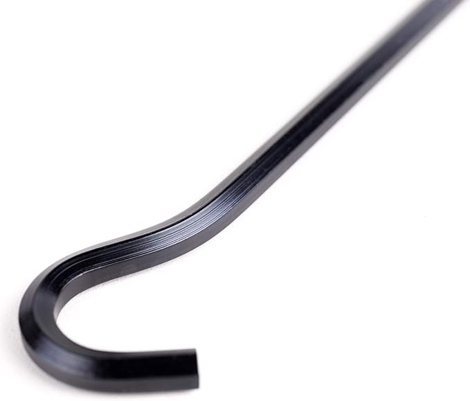 Tent Pegs - Aluminium Tent Stakes Pegs with Hook - 7’’ Hexagon Rod Stakes Nail Spike Garden Stakes Camping Pegs for Pitching Camping Tent, Canopies