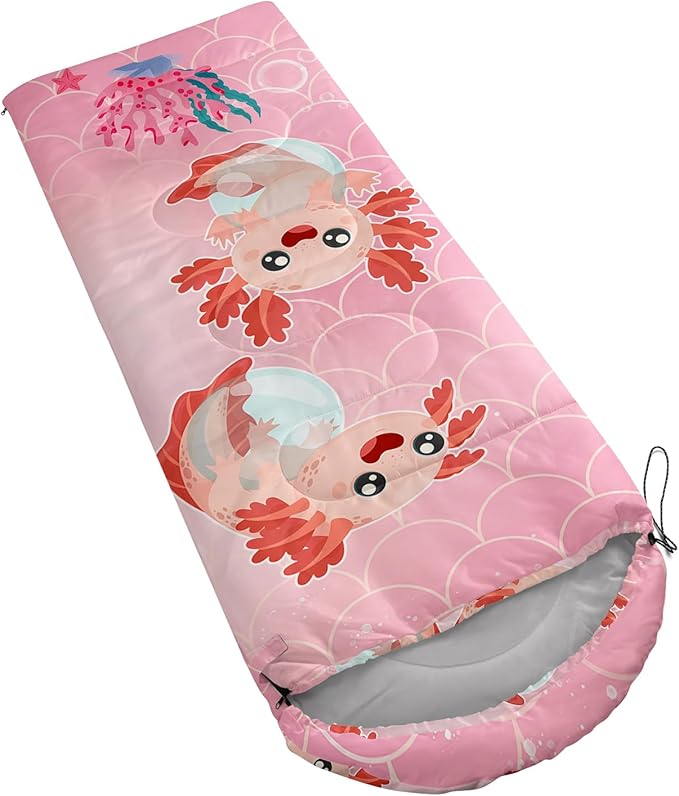 QOOMO Camping Sleeping Bags,3 Season Warm & Cool Weather,Lightweight,Waterproof Sleeping Bags for Adults & Kids,Traveling,and Outdoors,Camping Gear Equipment