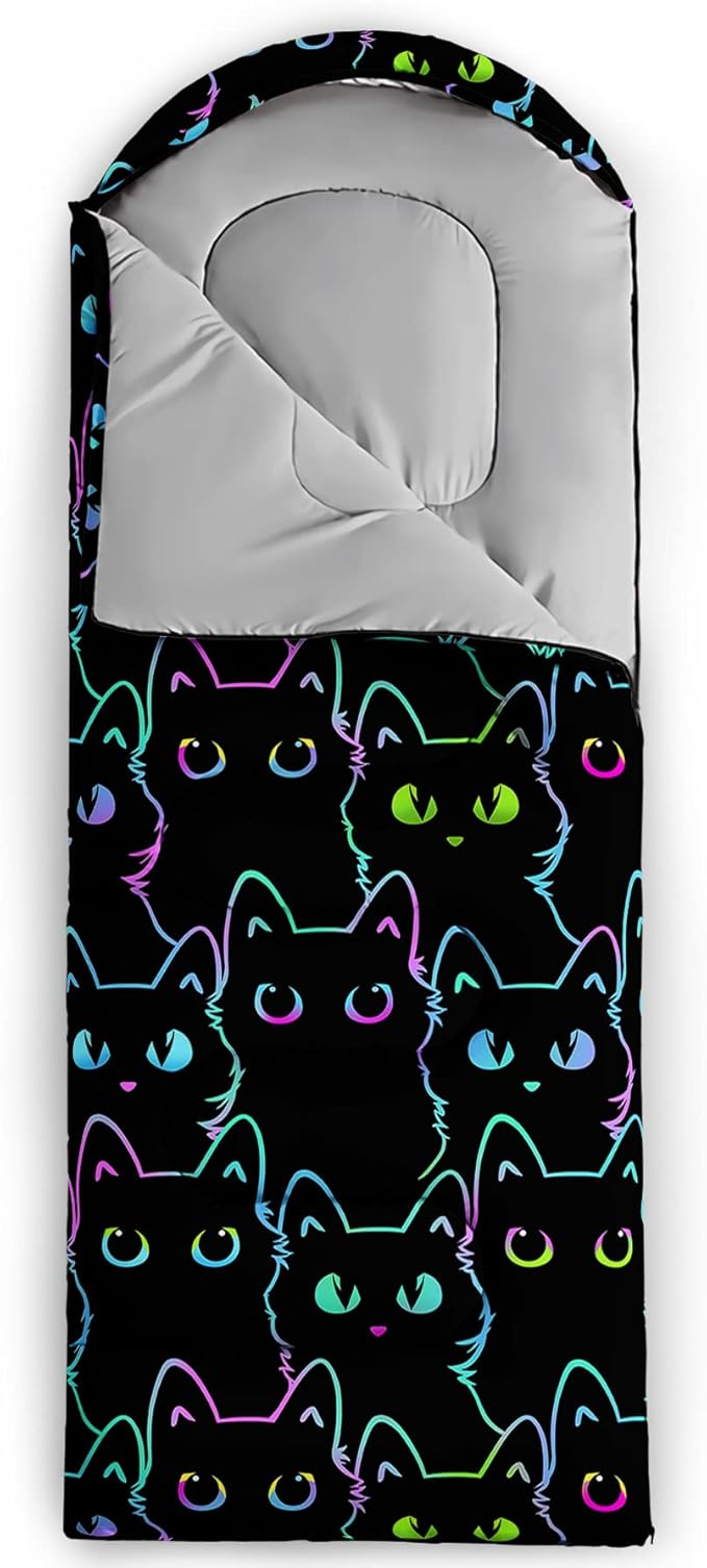 BailiPromise Camping Sleeping Bags,3 Season Warm & Cool Weather,Lightweight,Waterproof Sleeping Bags for Adults & Kids,Traveling,and Outdoors,Camping Gear Equipment