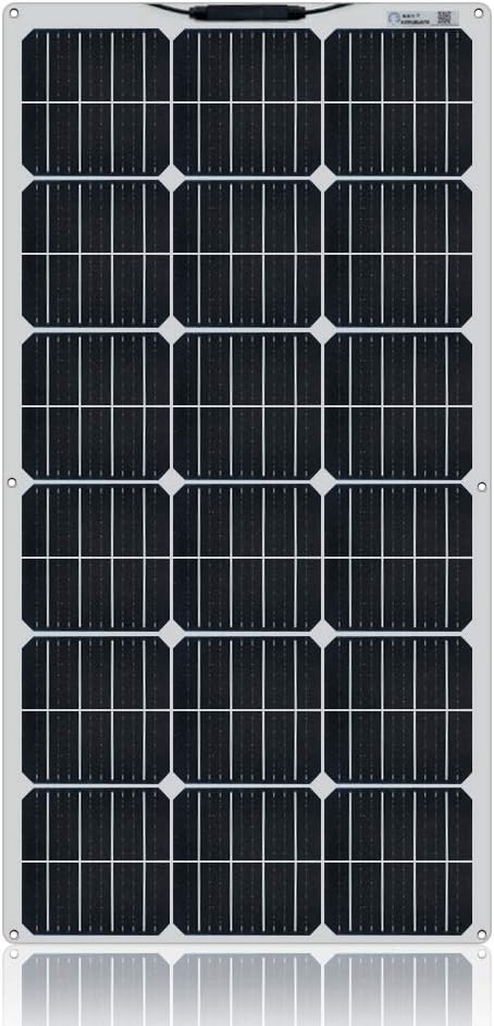 XINPUGUANG Flexible Solar Panel 100W 12V Monocrystalline 500W Solar Kit 50A Charge Controller Extension Cable Battery Cable Off-Grid for RV Boat Cabin Tent Car(500W-1)