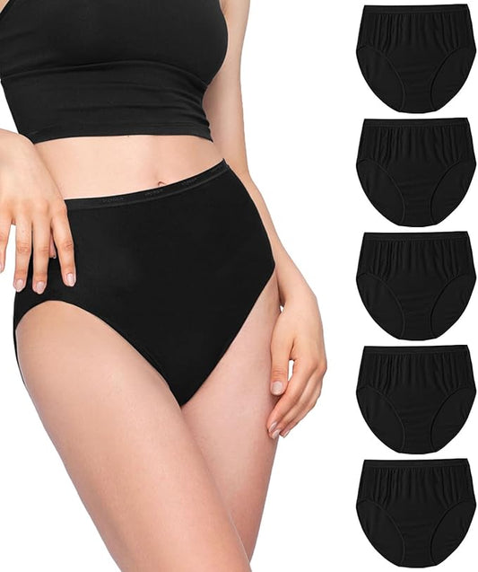 LAPASA Women's Quick Dry Travel Underwear Mesh Hiking Bikinis Activewear Stay Fresh Panties 5 Pack Terraversal L84