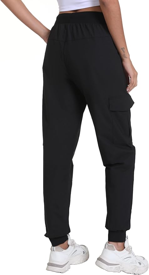 Women's Lightweight Cargo Pants with Pockets Stretchy Quick Dry Hiking Pants for Travel Casual Outdoor