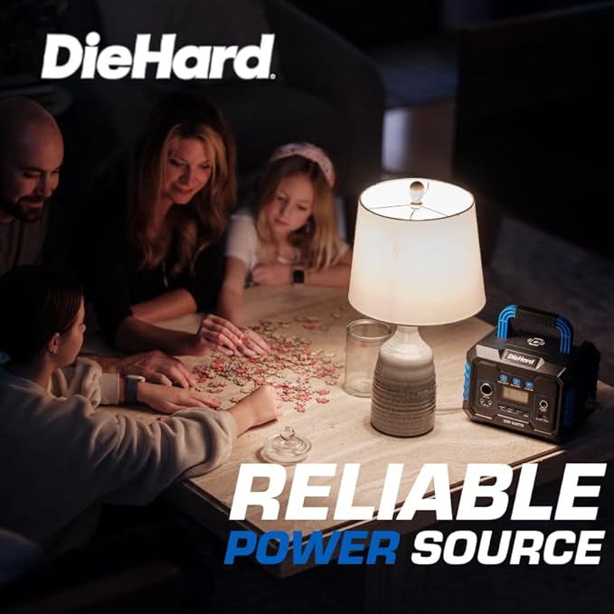 DieHard Solar Panel, 400-Watt, High-Efficiency, Adjustable, Foldable, Flexible, Lightweight, Portable - Designed for use with DieHard Portable Power Stations