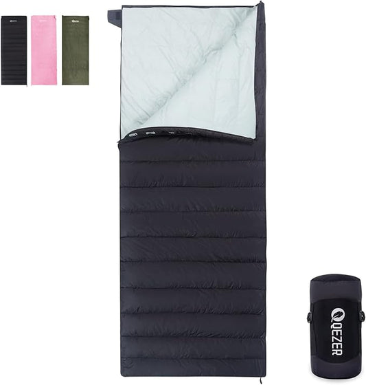 Down Sleeping Bag for Adults, Ultralight Wearable Sleeping Bag for Backpacking, Can Be Used as a Blanket or Mat