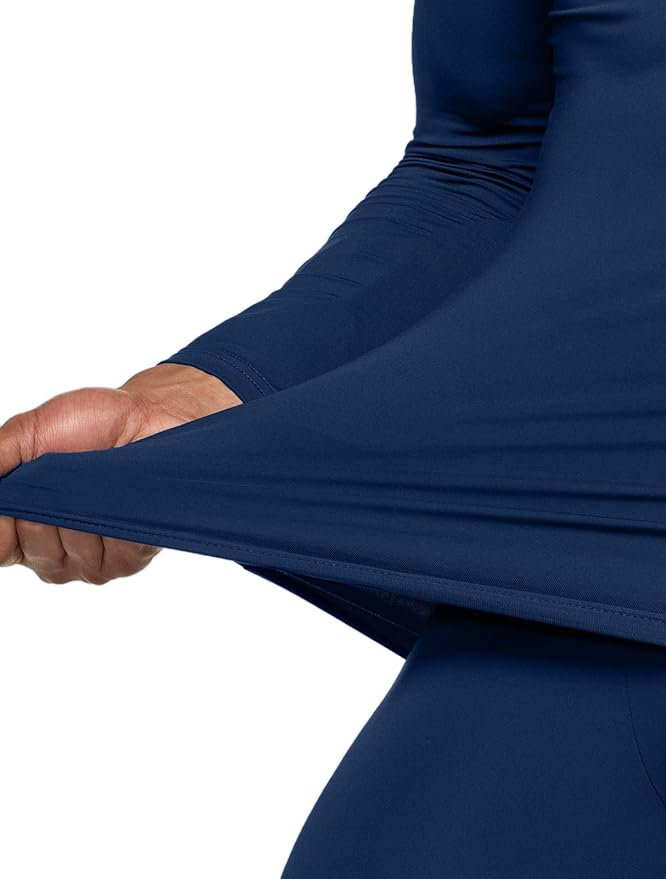 TSLA Men's Thermal Underwear Set, Microfiber Soft Fleece Lined Long Johns, Winter Warm Base Layer Top & Bottom