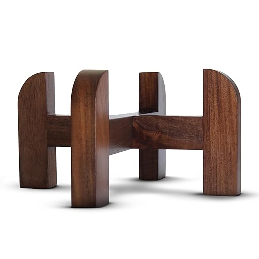 2.25 Gallon Water Filter AISI 304 Stainless Steel Gravity Fed Water Filter System, NSF Certified 2 Smart Carbon Filter Elements, Free Stainless Steel Water Spigot & Teak Wood Stand