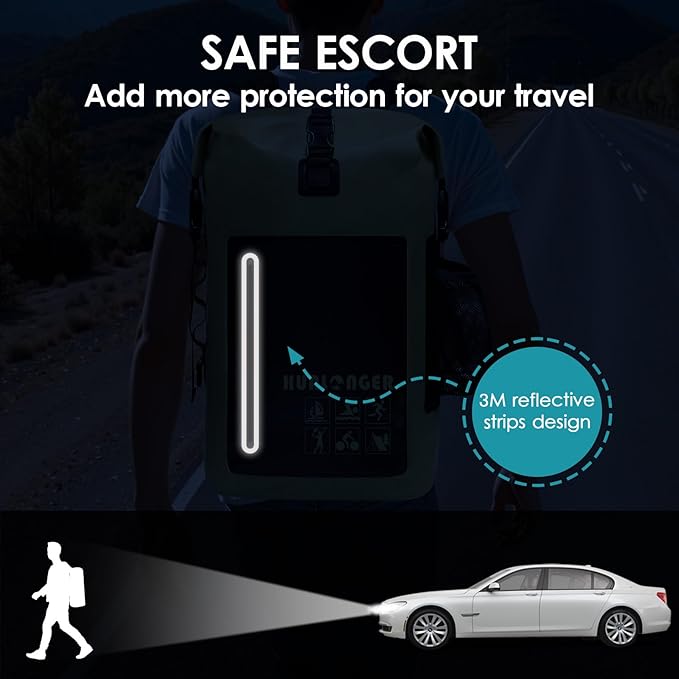 Dry Bag Backpack 20L/30L/40L- Roll Top Closure Bag - Heavy Duty Dry Bags Waterproof - Lightweight Durable Floating Dry Bag with IPX8 Waterproof Phone Case