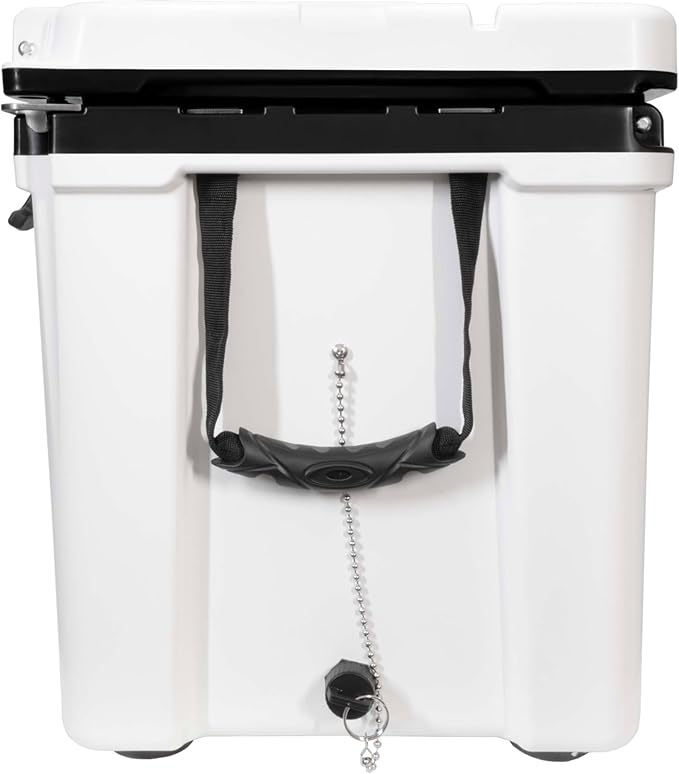 Made in USA Frosted Frog Hyper-Light 54 Quart Hard Cooler Insulated Portable Ice Chest Box for Beach, Beverages, Camping, Fishing, Boat, Barbecue, 30% Lighter Than Rotomolded Coolers