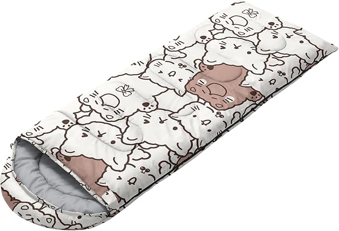 CVHOUSE Camping Sleeping Bags,3 Season Warm & Cool Weather,Lightweight,Waterproof Sleeping Bags for Adults & Kids,Traveling,and Outdoors,Camping Gear Equipment