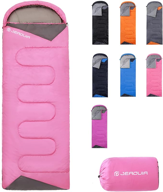Sleeping Bags for Adults Backpacking Lightweight Waterproof- Cold Weather Sleeping Bag for Girls Boys Mens for Warm Camping Hiking Outdoor Travel Hunting with Compression Bags