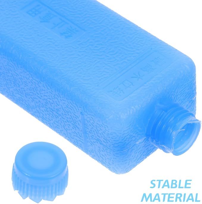 BESPORTBLE Ice Packs for Coolers, 4Pcs Reusable Ice Blocks Cooler Freezer Blocks for Lunch Boxes, Camping, Picnics, Beach, Fishing, Outdoor Sports (4.48x1.56x1.2in)