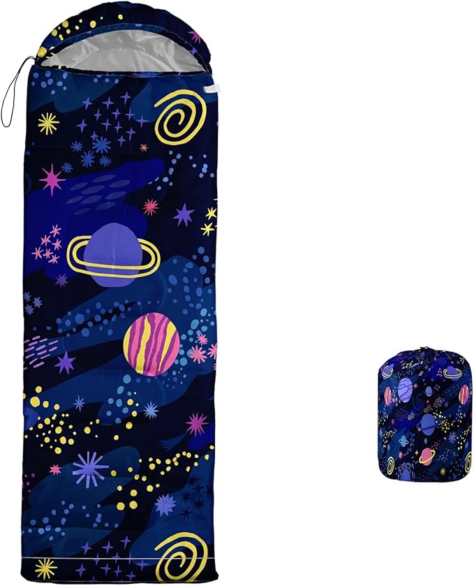 Print sleeping bag,sleeping bags,Outdoor Camping Sleeping Bag，Suitable For Children Boys And Girls Portable,Waterproof,Compact And Lightweight,Great For Outdoor Camping,Backpacking And Hiking