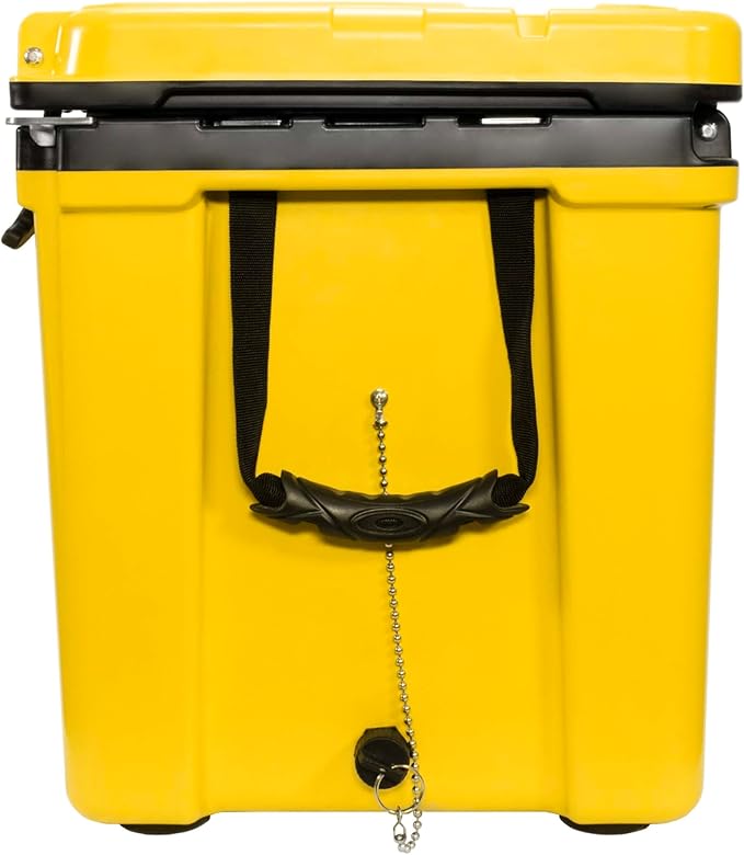 Made in USA Frosted Frog Hyper-Light 54 Quart Hard Cooler Insulated Portable Ice Chest Box for Beach, Beverages, Camping, Fishing, Boat, Barbecue, 30% Lighter Than Rotomolded Coolers