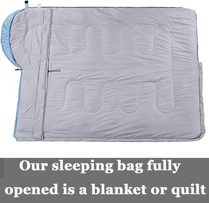 Sleeping Bag,3-4 Seasons Warm Cold Weather Lightweight, Portable, Waterproof Compression Sack Adults & Kids - Indoor & Outdoor Activities: Traveling, Camping, Backpacking, Hiking