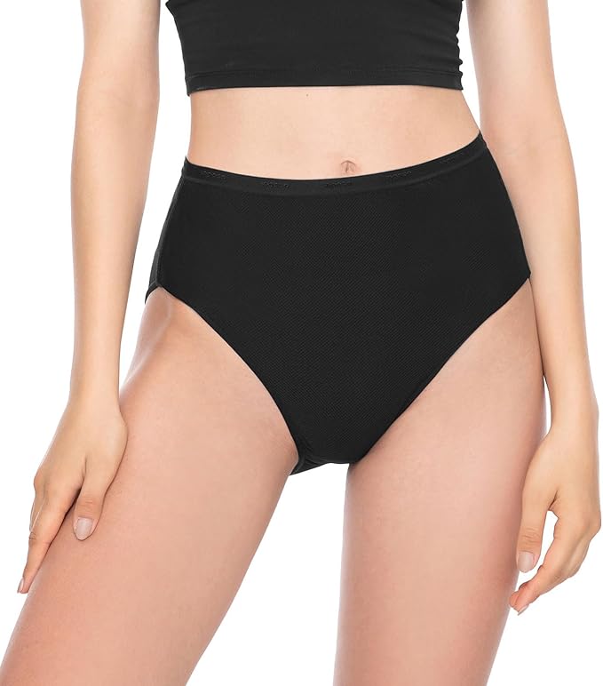 LAPASA Women's Quick Dry Travel Underwear Mesh Hiking Bikinis Activewear Stay Fresh Panties 5 Pack Terraversal L84