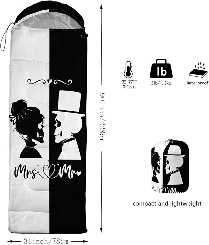 AILONEN Pink Lovely Rabbit Sleeping Bag for Girls Kids Adults,Warm and Cool Weather,Lightweight,Waterproof Backpacking,Cartoon Flowers Printed Bunny Sleeping Bag for Camping