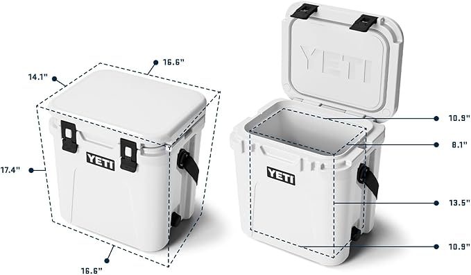 YETI Roadie 24 2.0 Hard Cooler with DoubleDuty Shoulder Strap and Drain Plug