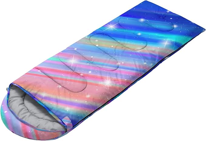 Sleeping Bags for Adults Kids,Backpacking Camping Sleeping Bag for Girls Boys Lightweight Waterproof Cold/Warm Weather Sleeping Bag for All Season