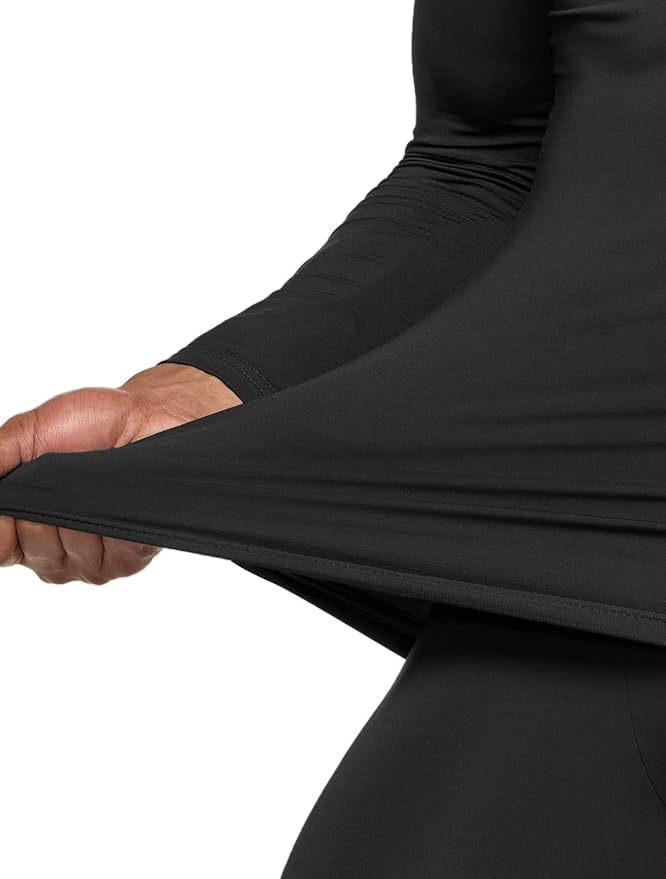 TSLA Men's Thermal Underwear Set, Microfiber Soft Fleece Lined Long Johns, Winter Warm Base Layer Top & Bottom