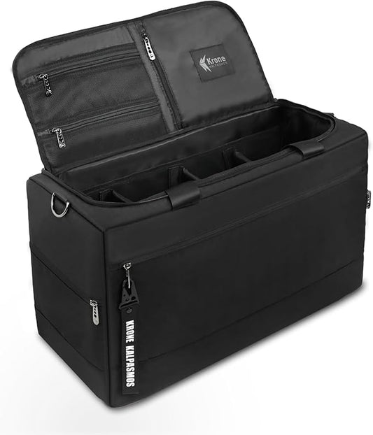 Sneaker Bag for Travel/Sneakerhead gift/Outdoor Sports Bag/Gym Bag /, A Multi-functional Travel Duffel Bag with 3 Adjustable Dividers, & Shoulder Strap,Made of Nylon, by Krone Kalpasmos-classic