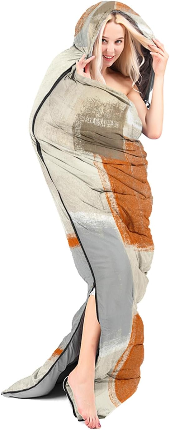 Sleeping Bags for Adults and Kids Backpacking Camping Sleeping Bags for Girls and Boys Lightweight Waterproof Cold/Warm 3-Season