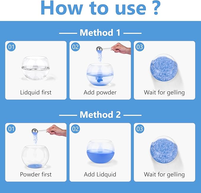 Poesie Poo Absorbent Gel Powder for Portable Toilet Camping Hiking Outdoor Portable Potty Resolution