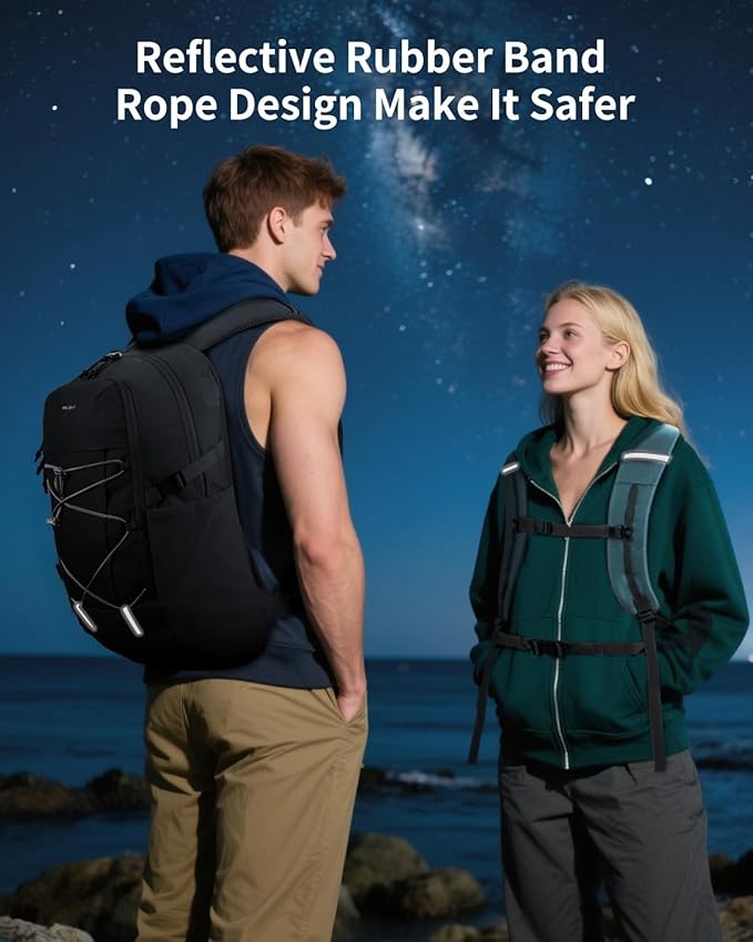 ECOHUB Hiking Backpack 30L Travel Backpack Lightweight Casual Daypack Water Resistant Camping Bag Outdoor Sports Back pack for Men Women