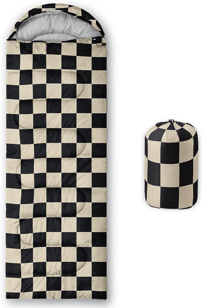 Sleeping Bags for Adults and Kids Backpacking Camping Sleeping Bags for Girls and Boys Lightweight Waterproof Cold/Warm Sleeping Bag for All Season