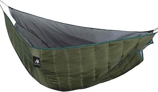 AYAMAYA Single & Double Hammock Underquilt Full Length Big Size Under Quilts for Hammocks, Camping Backpacking Essential, Winter Cold Weather Warm UQ Blanket Bottom Insulation
