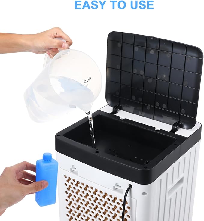 YARNOW 4pcs Ice Packs for Air Conditioner - Reusable Freezer Blocks, Easy to Use, Blue, 1.6 x 1.2 x 4.5 Inch