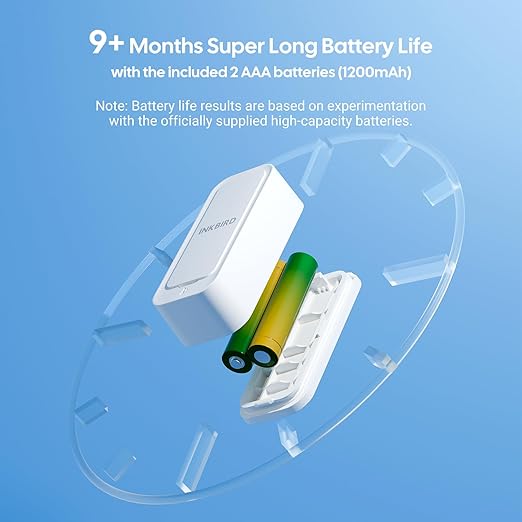 WiFi Hygrometer Thermometer with Swiss Sensor 3 Pack, Bluetooth 5.0 Dual Mode, 300-Day Data Storage, 9-Month Battery, IP65 Waterproof for Home, Greenhouse, Reptile Tank