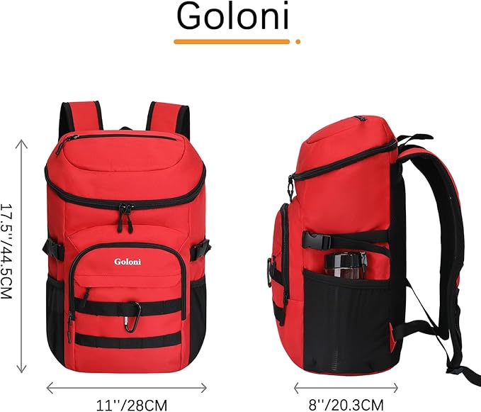 Cooler Backpack Insulated Leak Proof,Small Soft Coolers Bag for Men and Women Camping,Travel,Beach,Hiking,Picnic