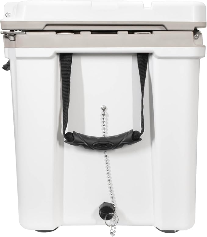 Made in USA Frosted Frog Hyper-Light 54 Quart Hard Cooler Insulated Portable Ice Chest Box for Beach, Beverages, Camping, Fishing, Boat, Barbecue, 30% Lighter Than Rotomolded Coolers