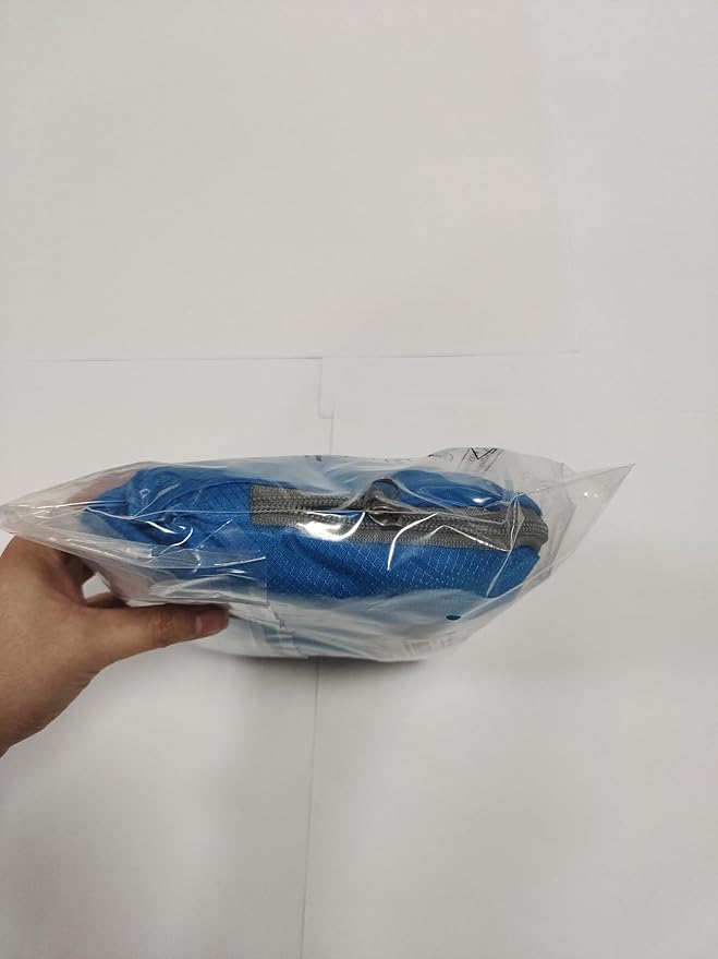 ZOMAKE Lightweight Packable Backpack 30L, Foldable Hiking Backpacks Water Resistant Compact Folding Daypack for Travel(Light Blue)