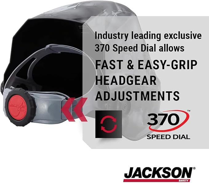 Jackson Safety Premium Graphic Welding Hood with Digital ADF - Ultra Lightweight Auto Darkening Welding Helmet - ANSI Z87.1 (Multiple Styles)