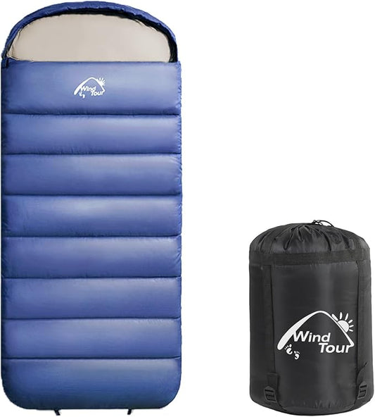 Sleeping Bags Lightweight Waterproof- Cold Weather Sleeping Bag Camping Hiking Outdoor Travel Adults Girls Boys Mens