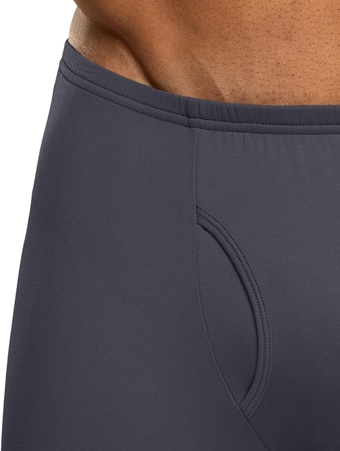 TSLA Men's Thermal Underwear Set, Microfiber Soft Fleece Lined Long Johns, Winter Warm Base Layer Top & Bottom