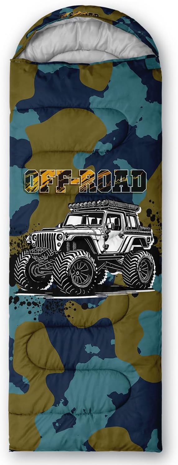 Sleeping Bags for Adults and Kids Backpacking Camping Sleeping Bags for Girls and Boys Lightweight Waterproof Cold/Warm 3-Season