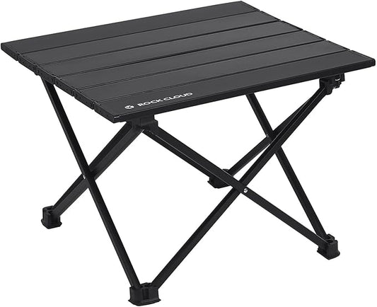 ROCK CLOUD Portable Camping Table Ultralight Aluminum Camp Table Folding Beach Table for Camping Hiking Backpacking Outdoor Picnic