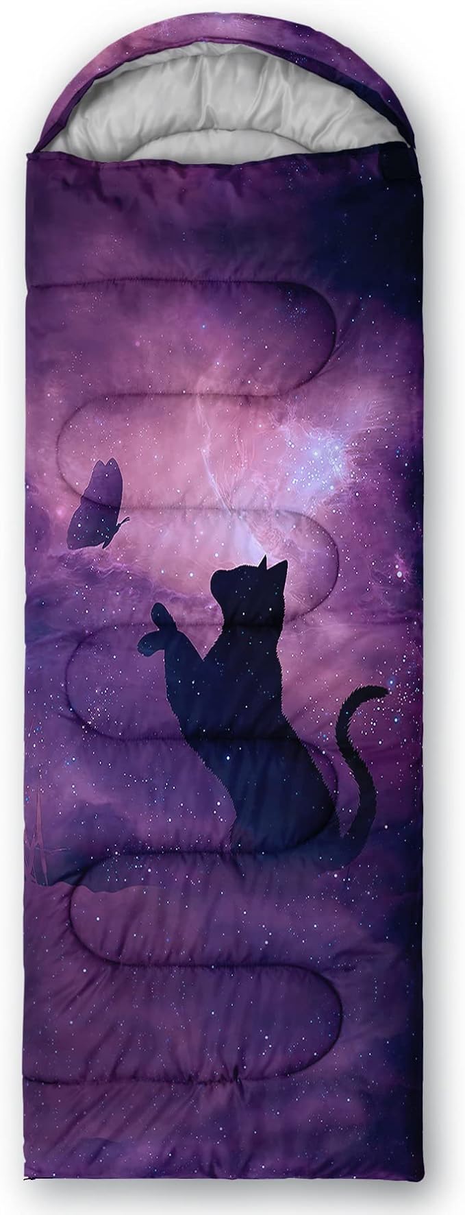 QOOMO Camping Sleeping Bags,3 Season Warm & Cool Weather,Lightweight,Waterproof Sleeping Bags for Adults & Kids,Traveling,and Outdoors,Camping Gear Equipment