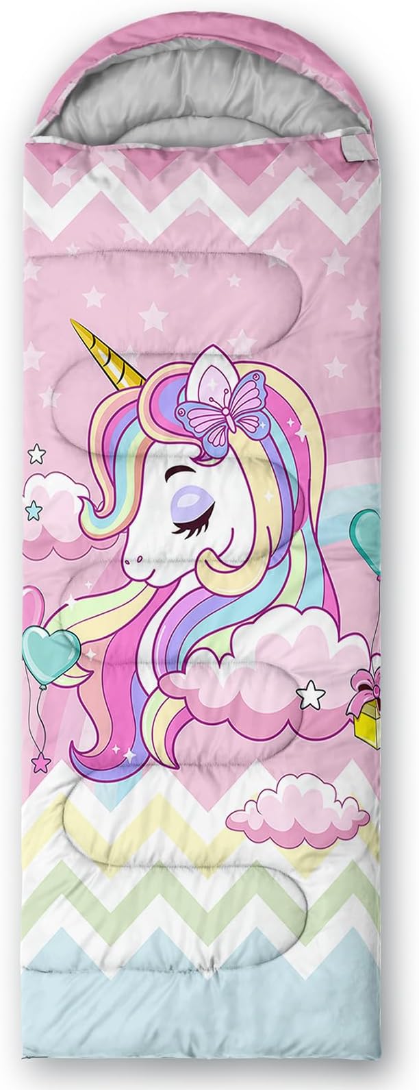 QOOMO Camping Sleeping Bags,3 Season Warm & Cool Weather,Lightweight,Waterproof Sleeping Bags for Adults & Kids,Traveling,and Outdoors,Camping Gear Equipment